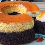 Bolo pudim de chocolate