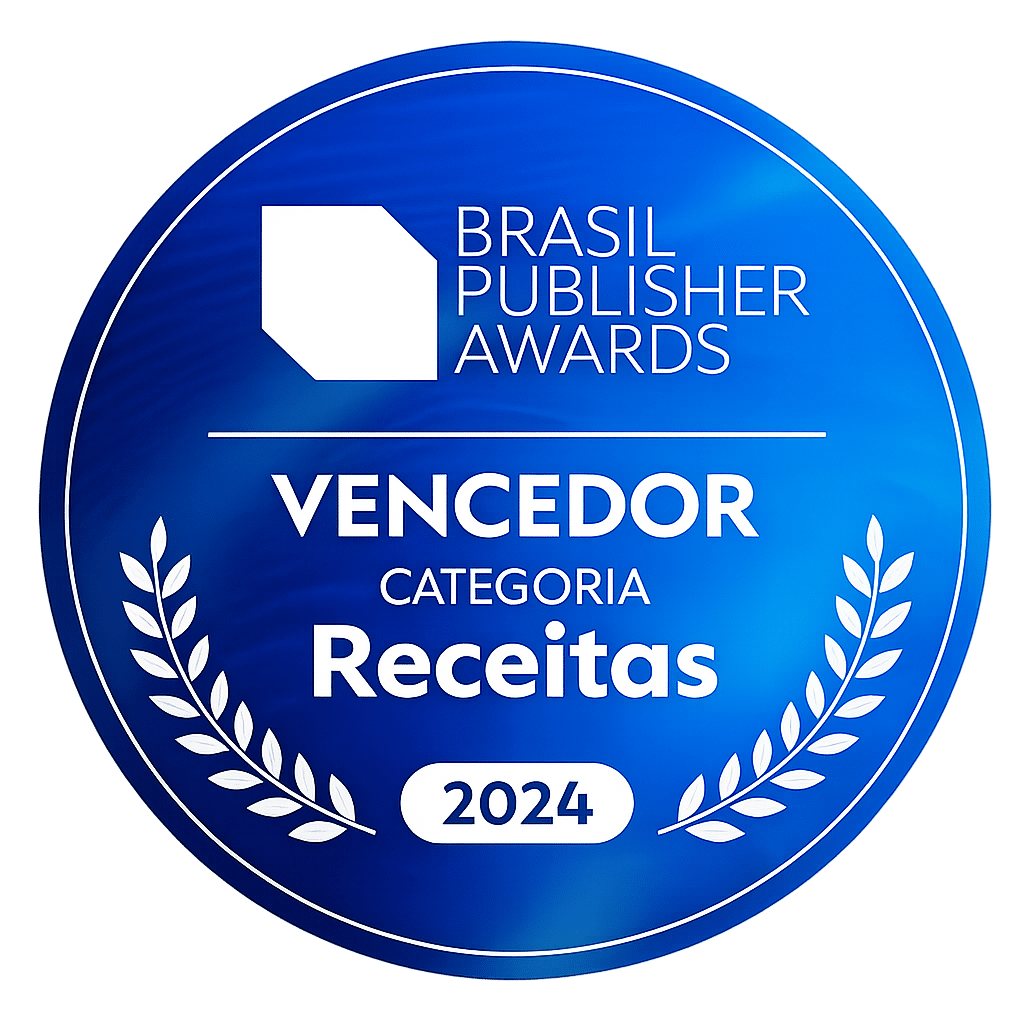 Selo Brasil Publisher Awards 2024 - Vencedor Melhor Site de Receitas