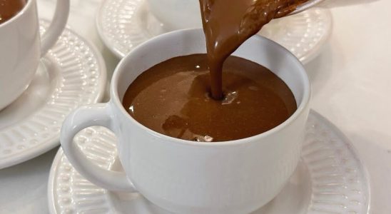 Chocolate quente cremoso