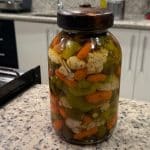 Conserva de legumes caseira