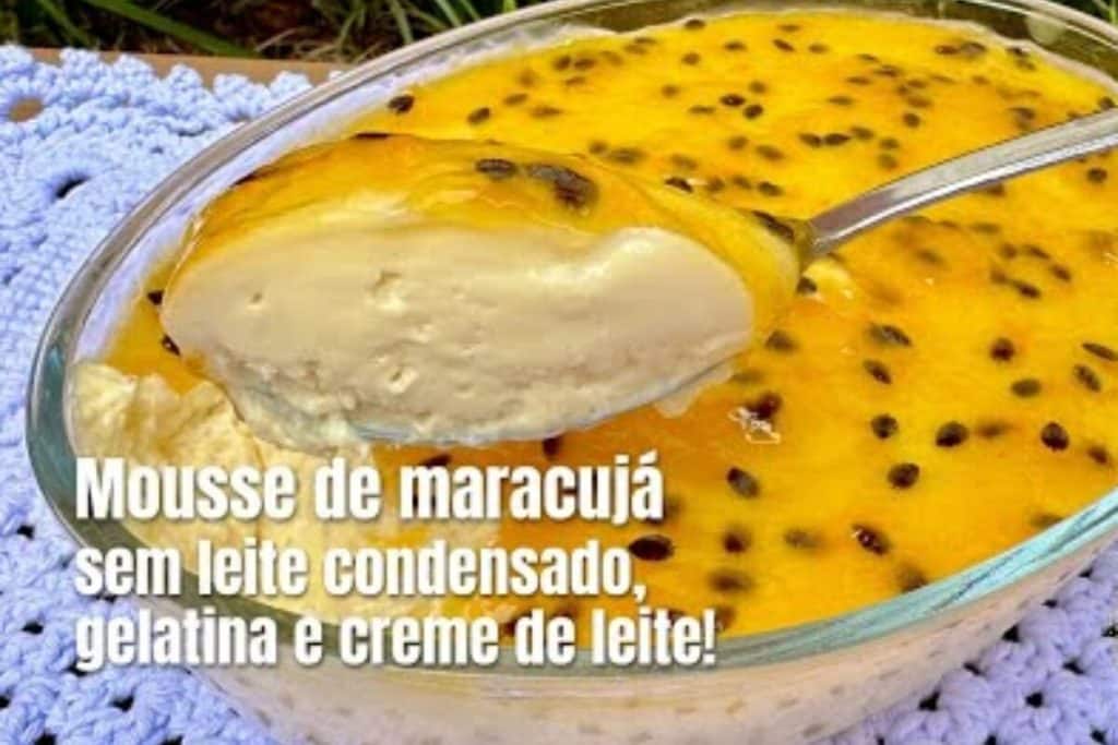Mousse de maracujá