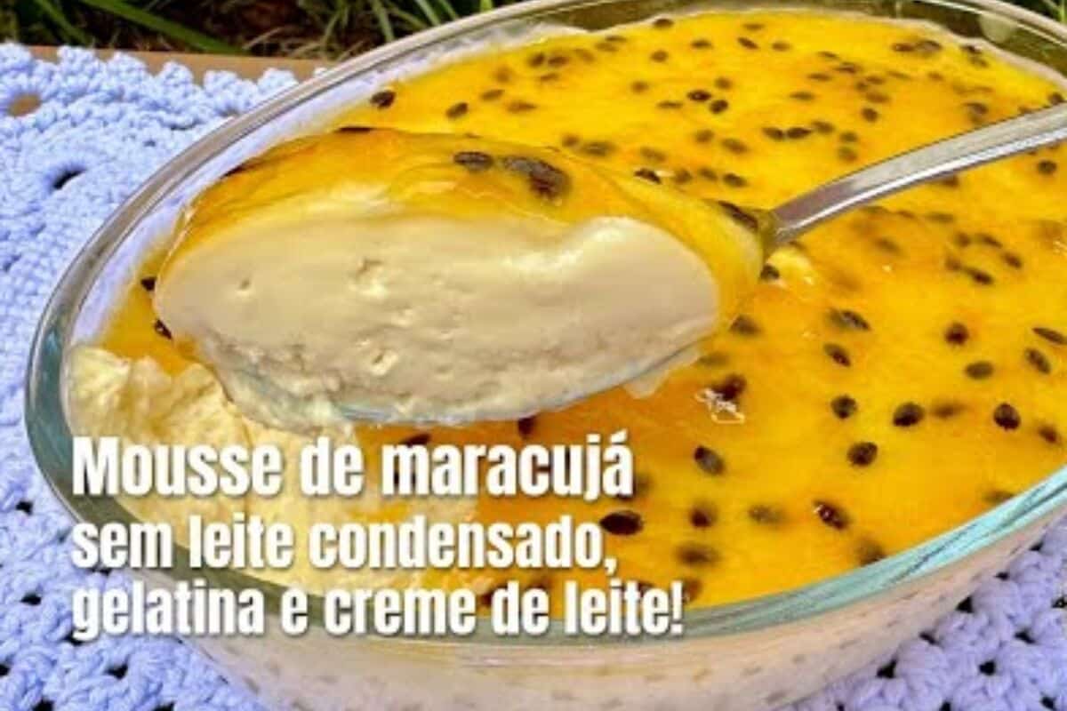 Mousse de maracujá