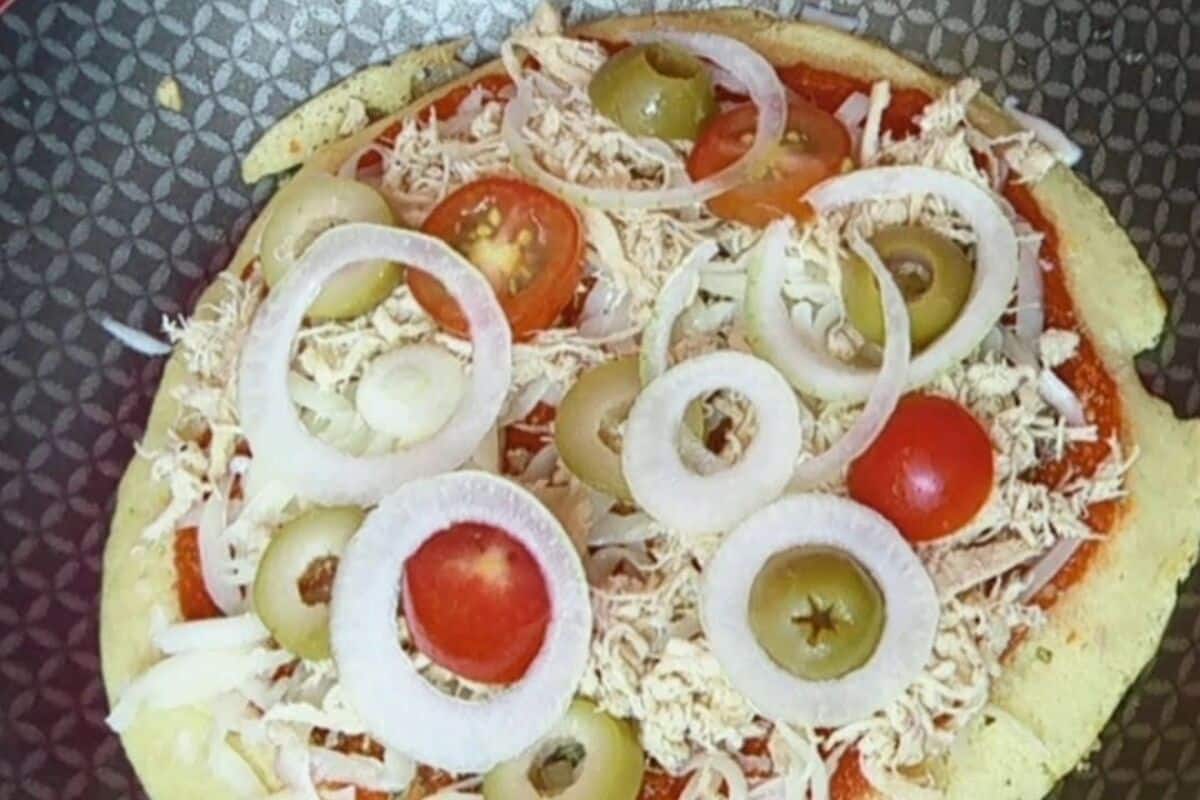 Pizza Fit de frigideira