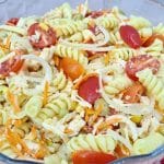 Salada fria de macarrão