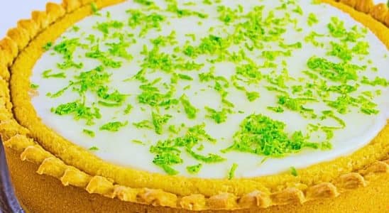 Torta de limão cremosa