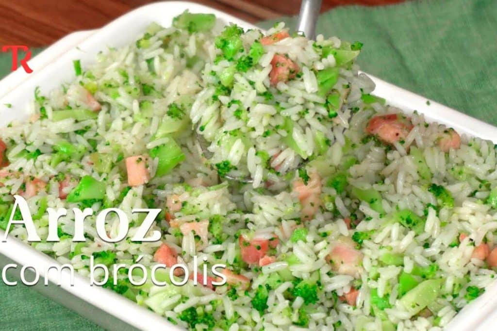 Arroz com brócolis simples e muito saboroso, para deixar o seu dia a dia ainda mais gostoso 124 Arroz com brócolis