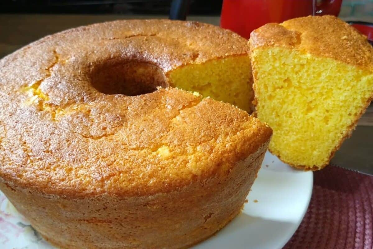 Bolo sem farinha de trigo