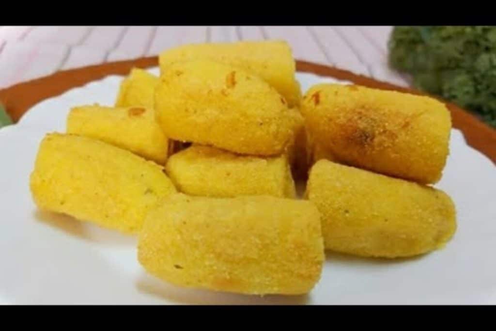Banana frita a milanesa