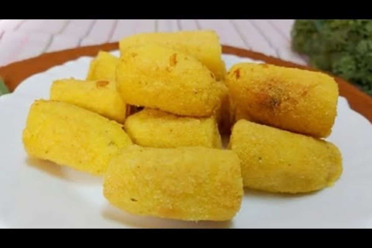 Banana frita a milanesa
