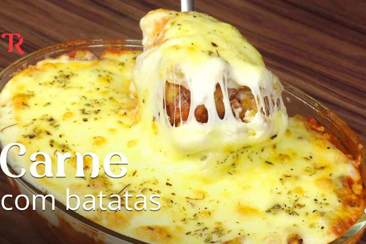 Batata com carne moída