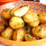 Batata dourada na frigideira