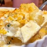 Batata gratinada com milho