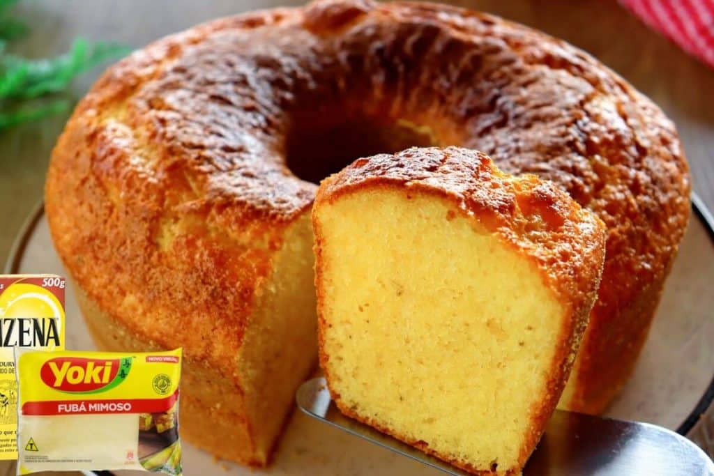 Bolo algodão de Maizena