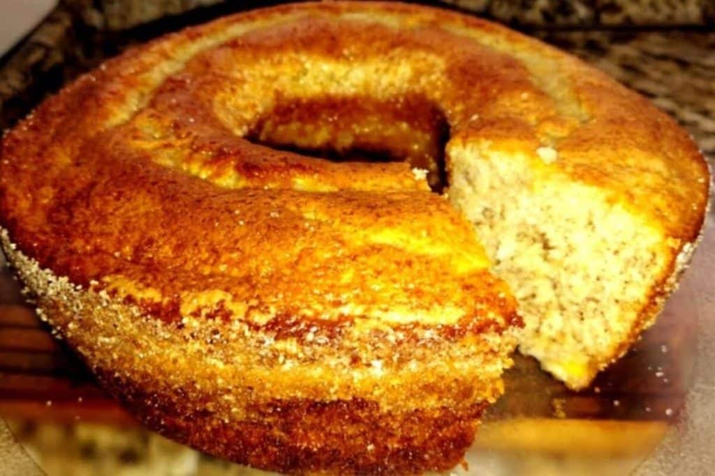 Bolo de banana fofinho