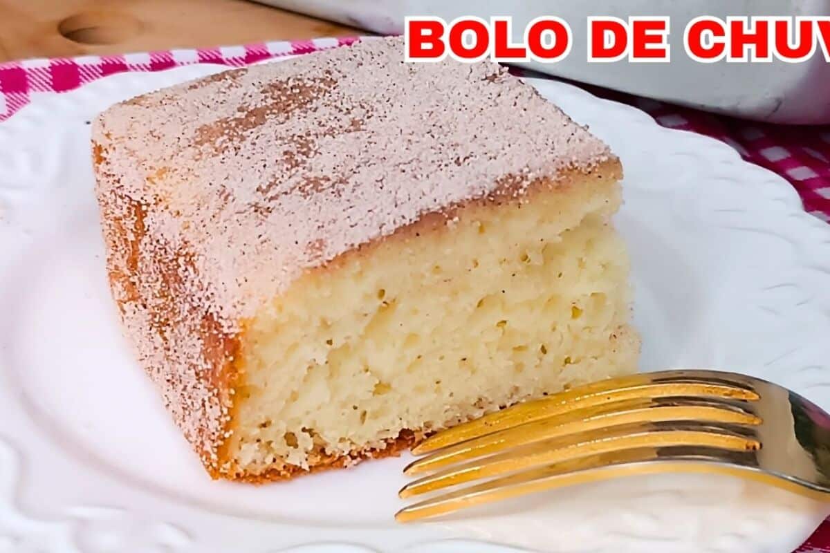 Bolo de chuva assado