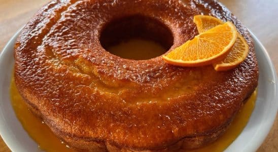 Bolo de laranja fofinho