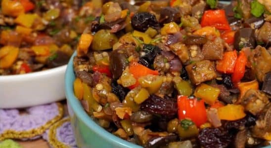 Caponata de berinjela