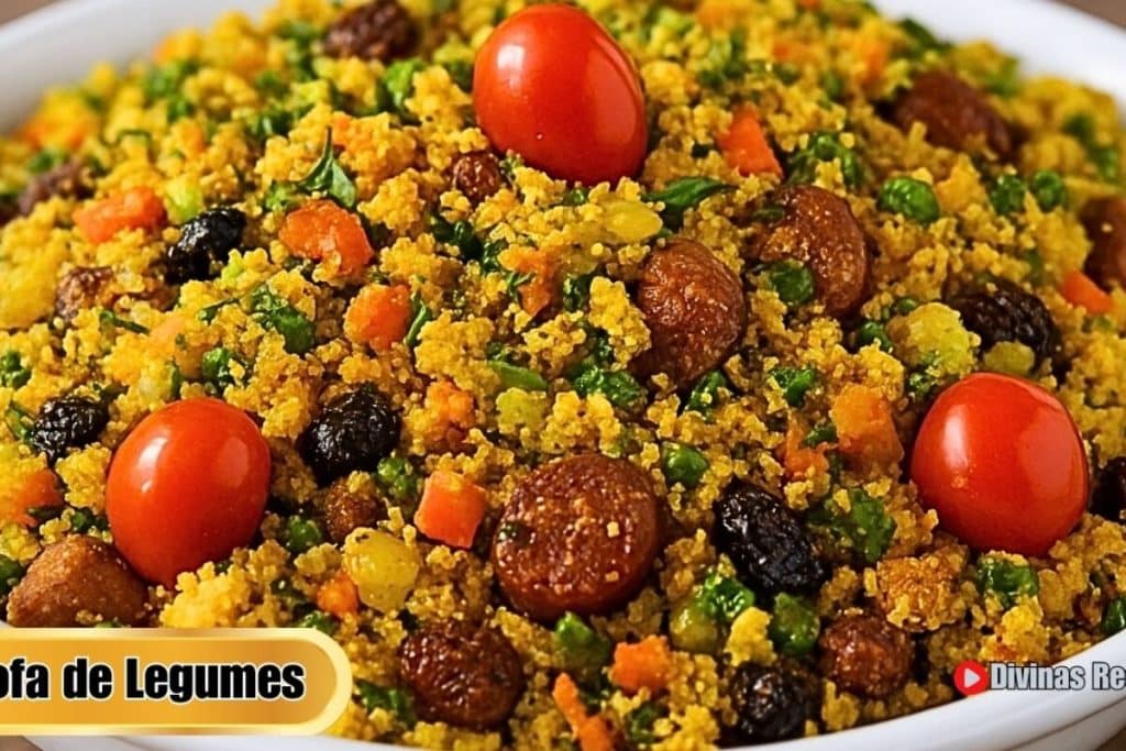 Farofa de legumes: uma receita colorida, saudável e crocante, um acompanhamento incrível 128 Farofa de legumes