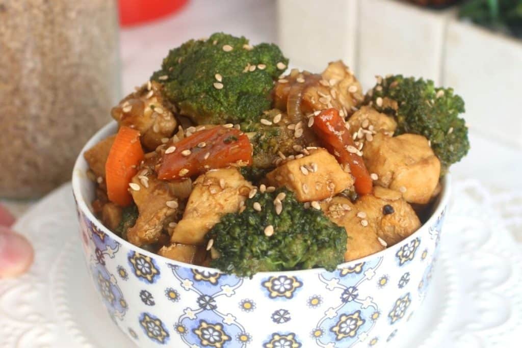 Frango com legumes