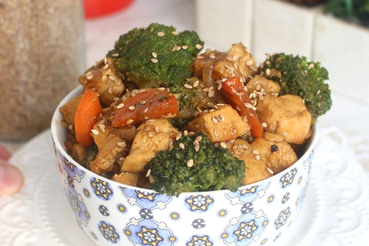 Frango com legumes