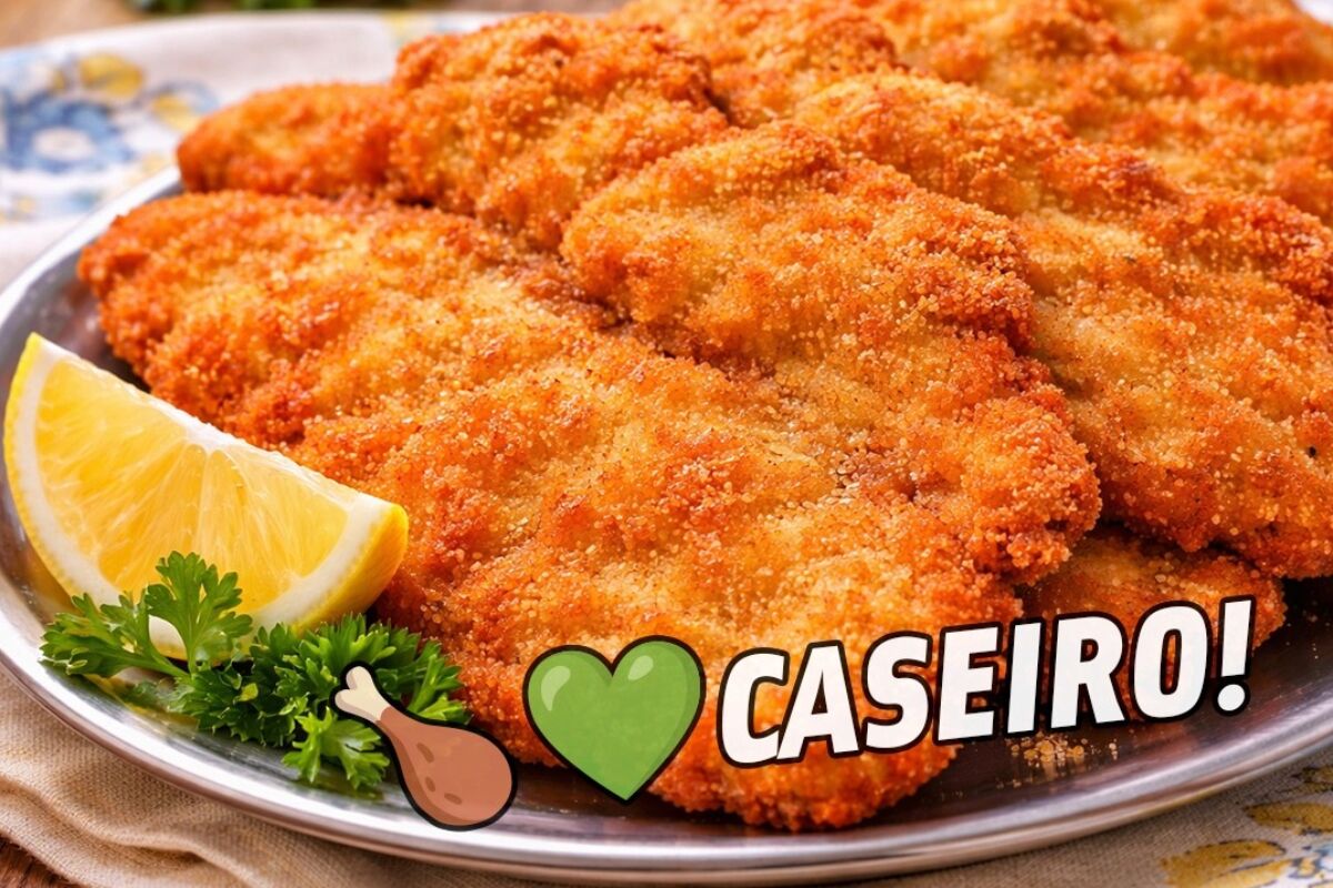 Frango à milanesa: aprenda a deixar o seu filé de frango crocante por fora e suculento por dentro 41 Frango à milanesa