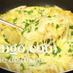 Frango com creme de milho