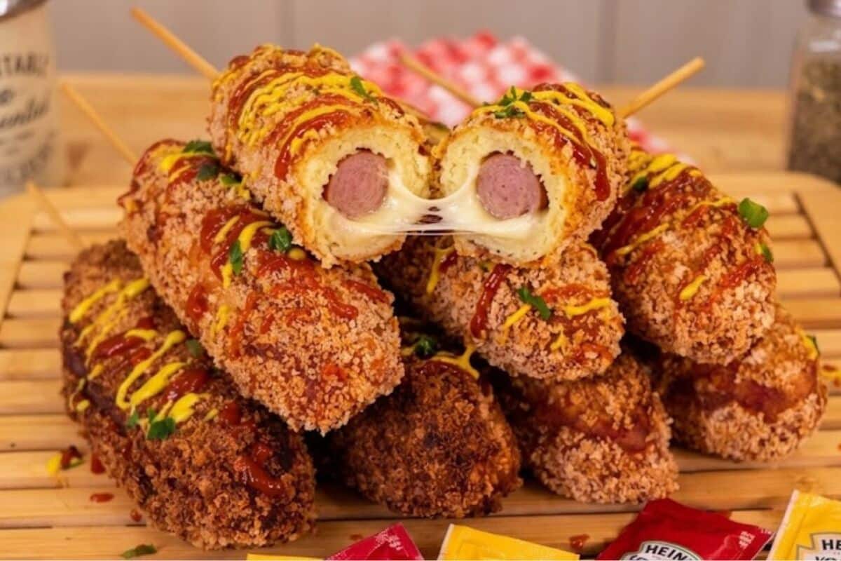 Hot dog coreano feito em casa de um jeito fácil e muito econômico, para você inovar no lanche 61 Hot dog coreano