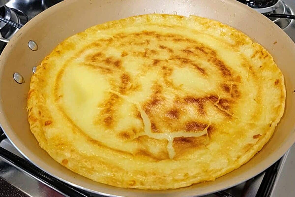 Lanche de frigideira