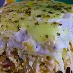 Lasanha de batata feita sem massa e com muito queijo, para inovar e receber muitos elogios 1 Lasanha de batata