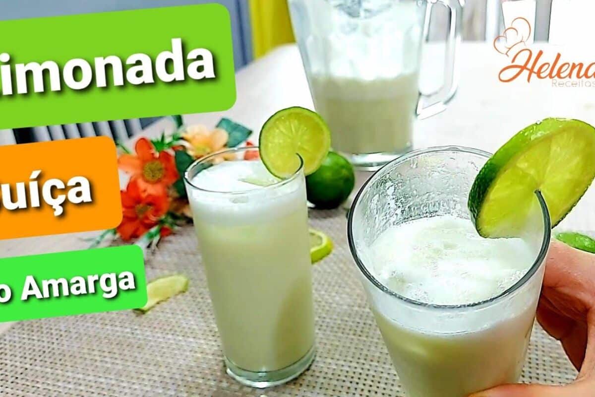 Limonada suíça muito refrescante feita de um jeito fácil sem amargar, que todos vão amar 103 Limonada suíça