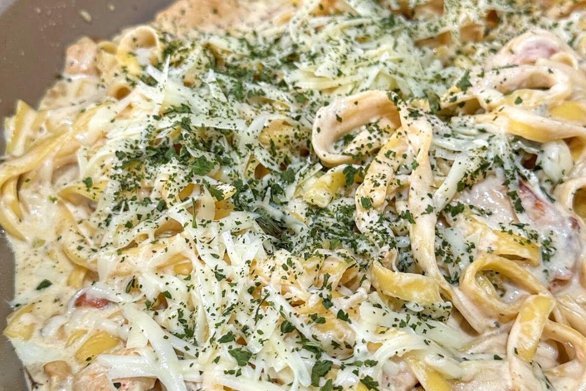 Macarrão cremoso