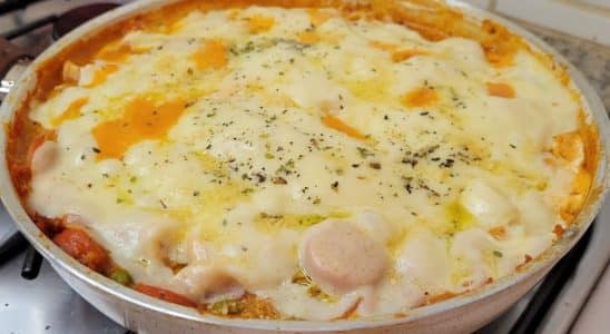 Macarrão de frigideira