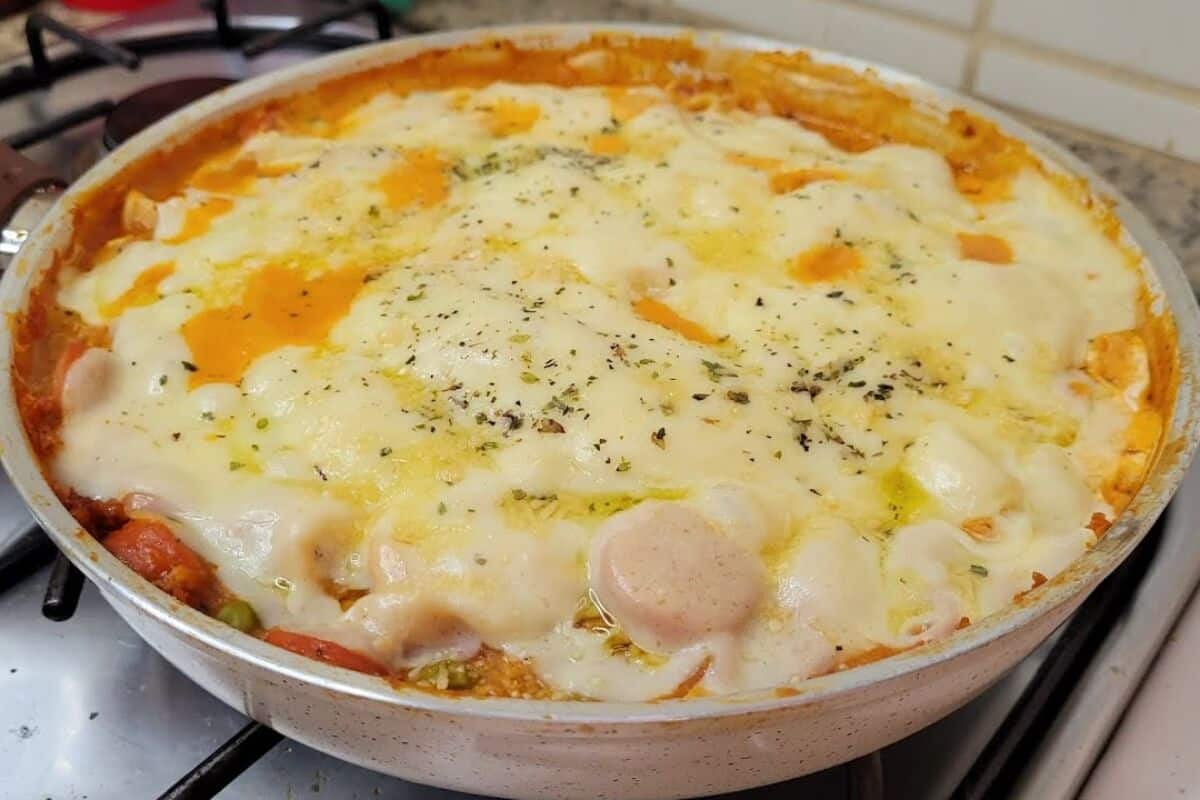 Macarrão de frigideira