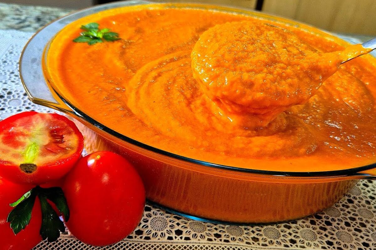 Molho de tomate caseiro