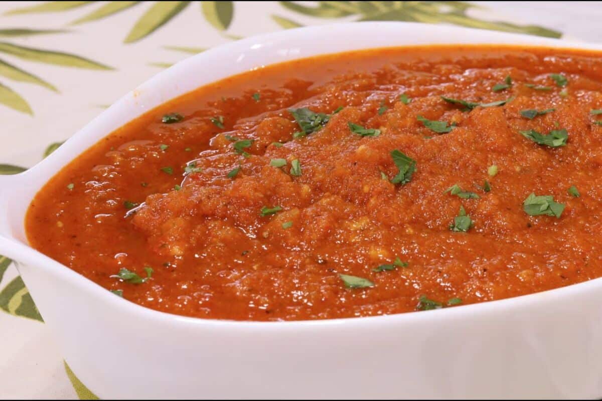 Molho de tomate caseiro