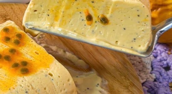 Mousse de maracujá de corte