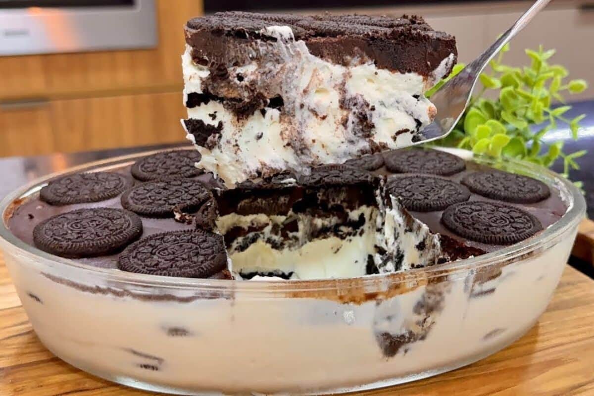 Sobremesa de Oreo cremosa, que fica pronta em minutos e vai ser um sucesso com a sua família 15 Sobremesa de Oreo