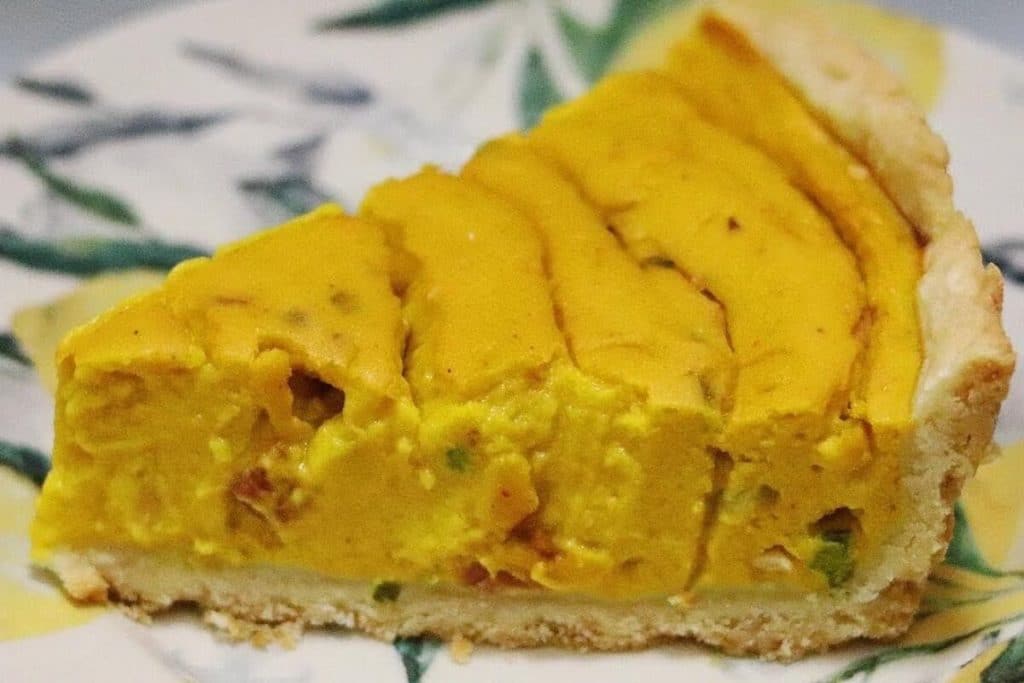 Torta de bacon com abóbora