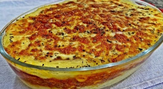 Batata com carne moída