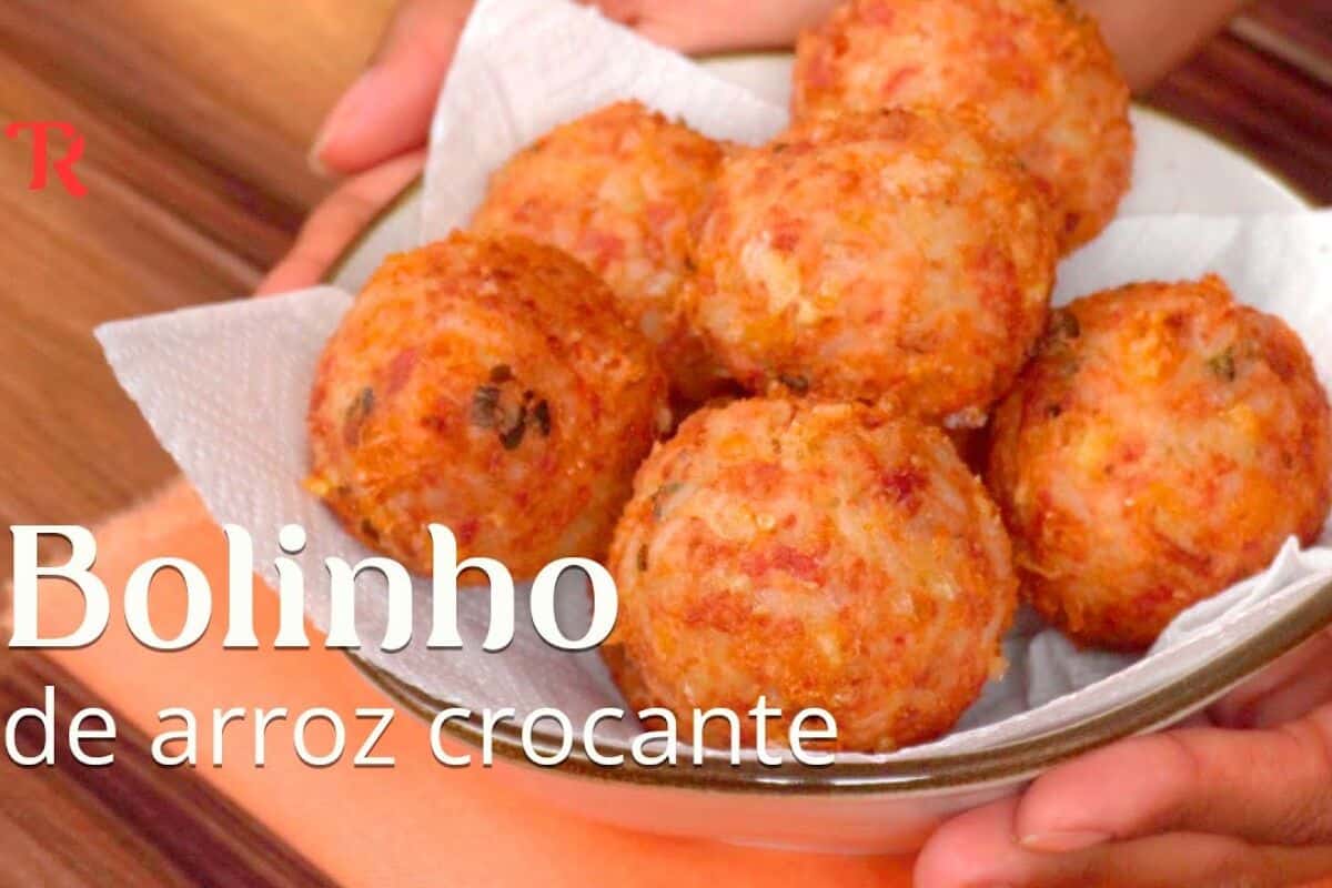 Bolinho de arroz amanhecido