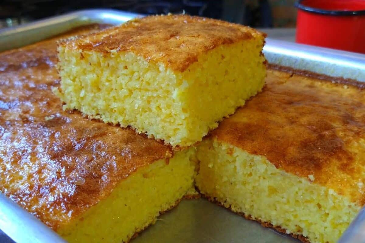 Bolo sem farinha de trigo