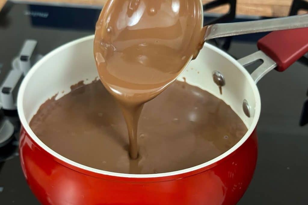 Chocolate quente cremoso