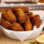 Croquete de frango sem glúten