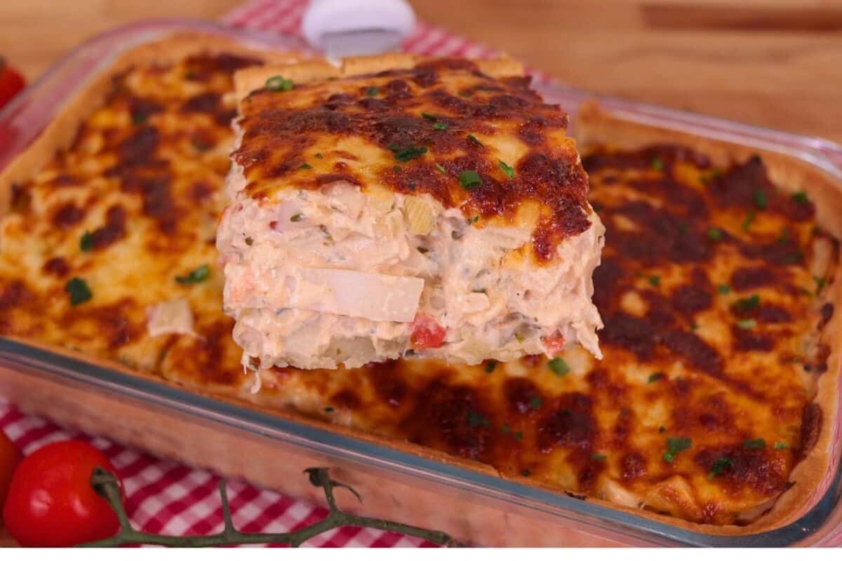 Empadão de palmito