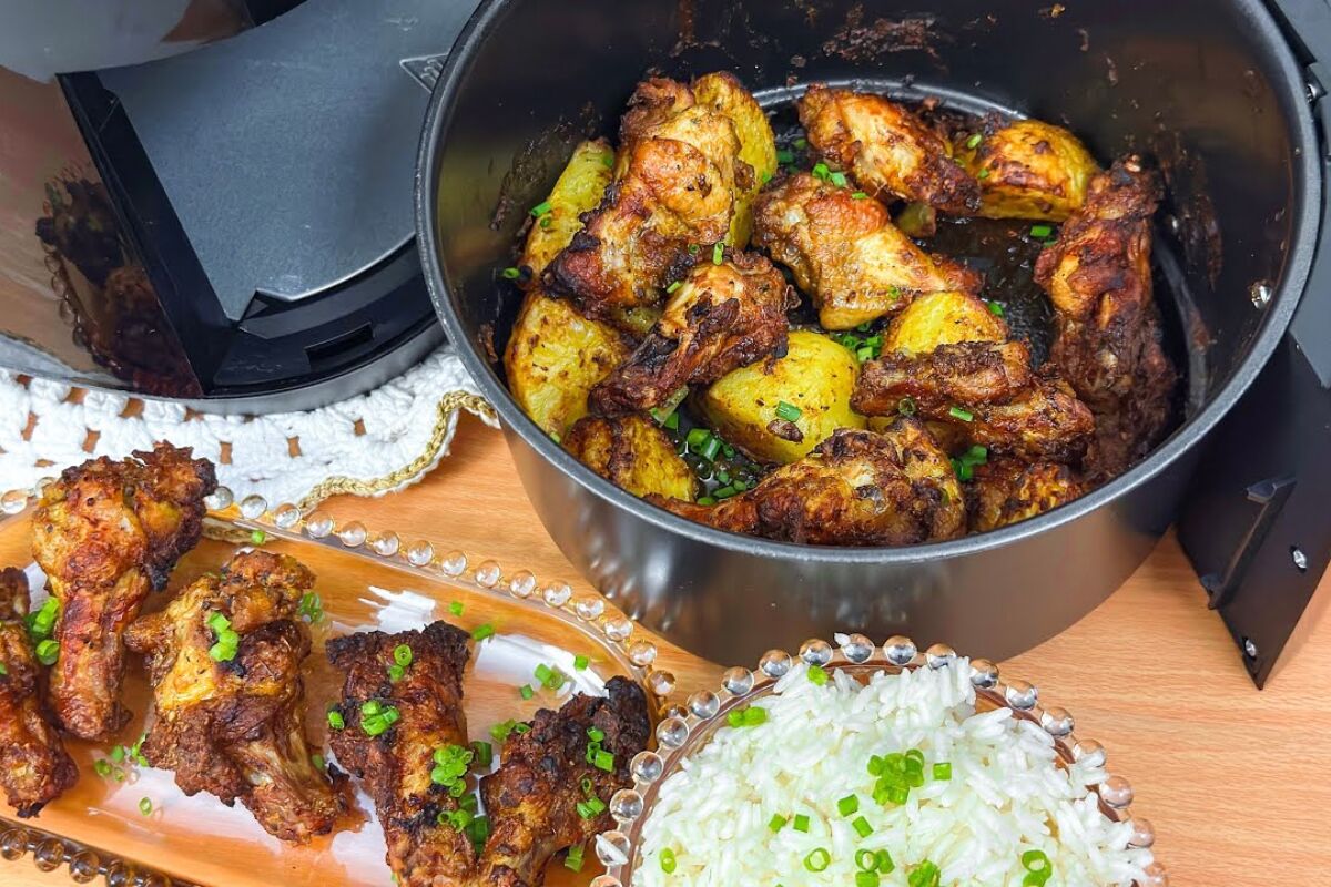 Frango na air fryer