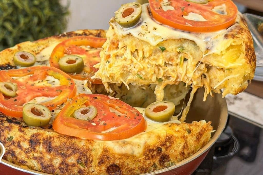 Lanche de frigideira