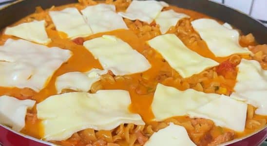Macarronada de frigideira