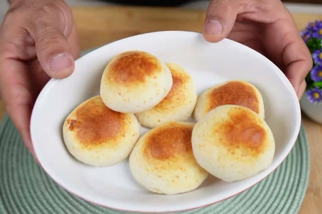 Pão de queijo sem ovo