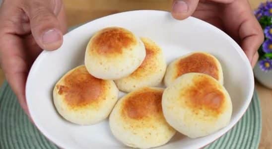 Pão de queijo sem ovo