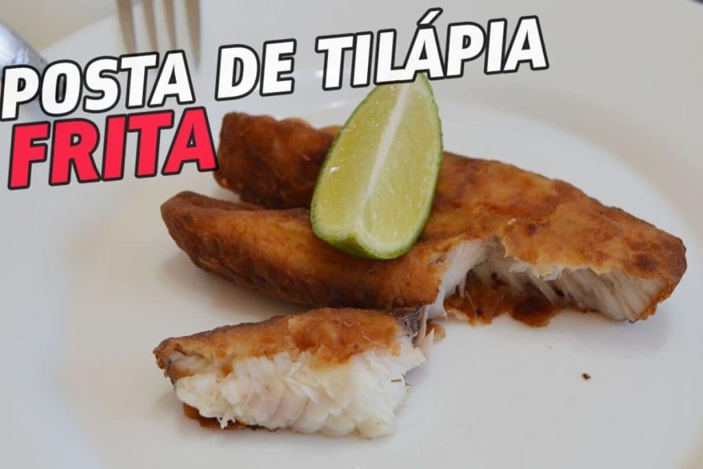 Posta de tilápia frita
